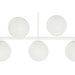 Ceiling Light DKD Home Decor 98 x 45 x 30 cm Crystal Metal White 50 W - Декорация и Осветление<<<Дом