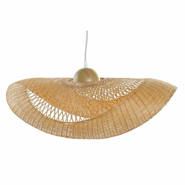 Ceiling Light DKD Home Decor Brown Bamboo 40 W Sunhat 220 V 70 x 34 x 20 cm - Декорация и Осветление<<<Дом