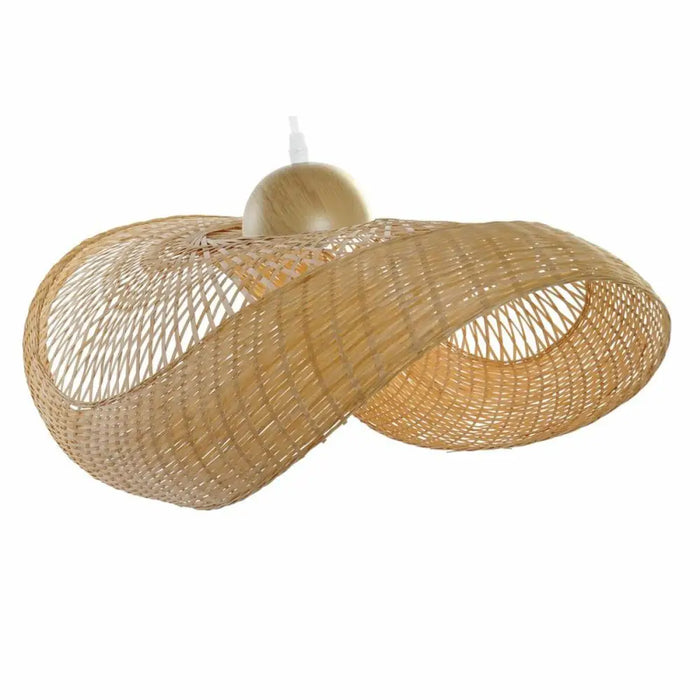 Ceiling Light DKD Home Decor Brown Bamboo 40 W Sunhat 220 V 70 x 34 x 20 cm - Декорация и Осветление<<<Дом