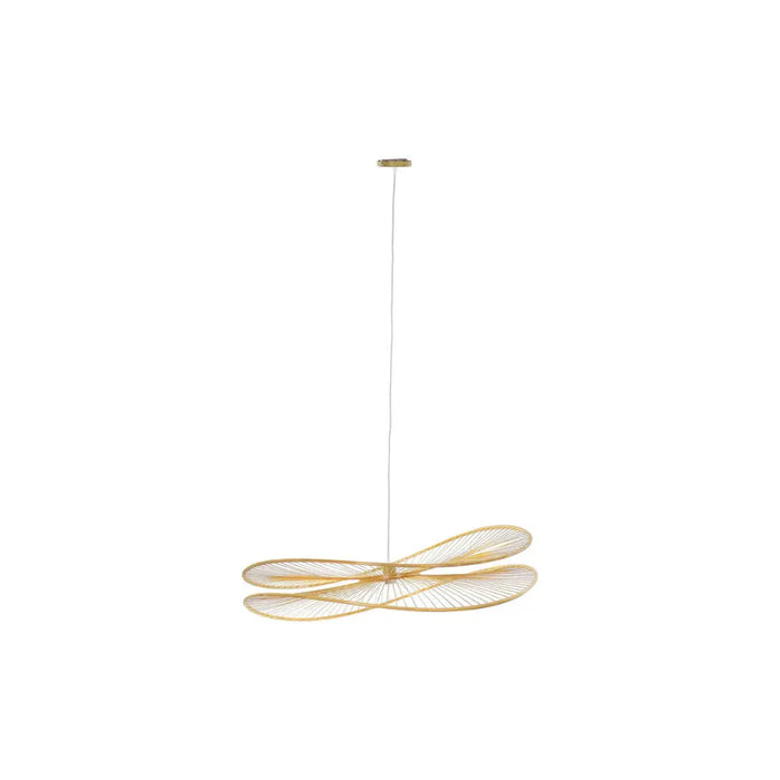 Ceiling Light DKD Home Decor Brown Bamboo 50 W 100 x 100 x 25 cm - Декорация и Осветление<<<Дом
