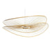 Ceiling Light DKD Home Decor Brown Bamboo 50 W 100 x 100 x 25 cm - Декорация и Осветление<<<Дом