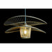 Ceiling Light DKD Home Decor Brown Bamboo 50 W 60 x 60 x 28 cm - Декорация и Осветление<<<Дом