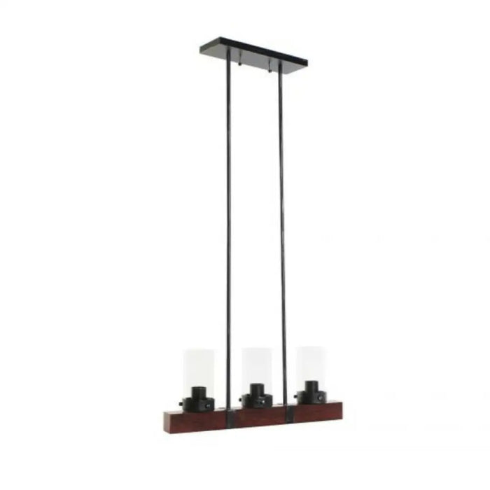 Ceiling Light DKD Home Decor Crystal Black Brown Aluminium (50 x 8 x 21 cm) - Декорация и Осветление<<<Дом