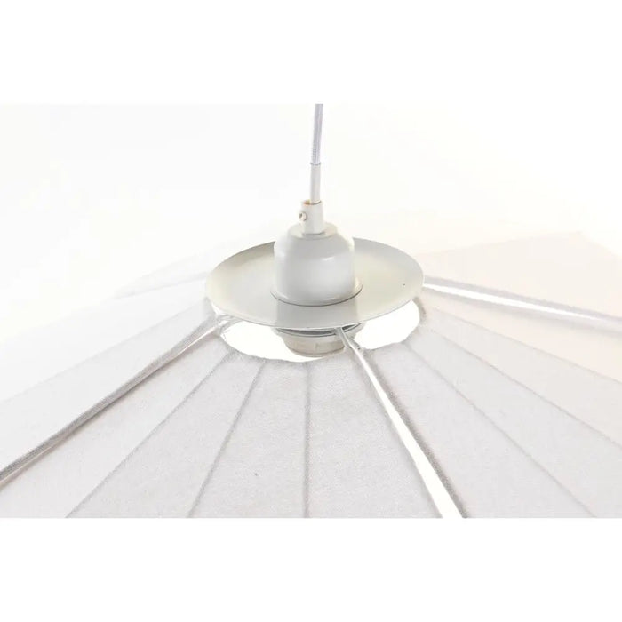 Ceiling Light DKD Home Decor Metal Linen White 50 W (68 x 68 x 21 cm) - Декорация и Осветление<<<Дом