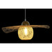 Ceiling Light DKD Home Decor Multicolour Natural Wood Bamboo Sunhat 55 x 55 x 19 cm - Декорация и Осветление<<<Дом