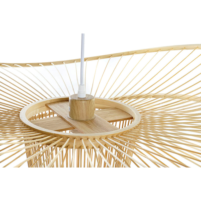 Ceiling Light DKD Home Decor Natural Bamboo 50 W 80 x 80 x 29 cm - Декорация и Осветление<<<Дом