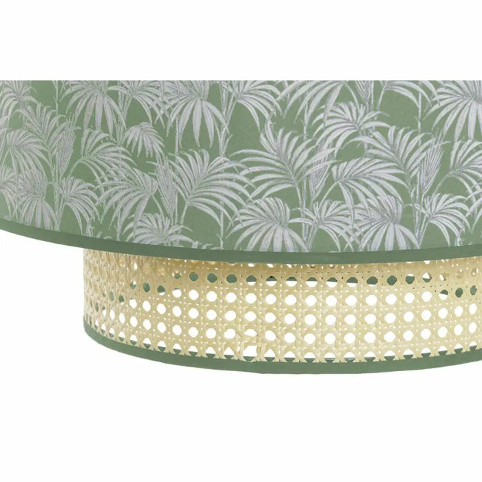 Ceiling Light DKD Home Decor Natural Black Polyester White Green 40 W 50 W (46 x 46 x 25 cm) - Декорация и