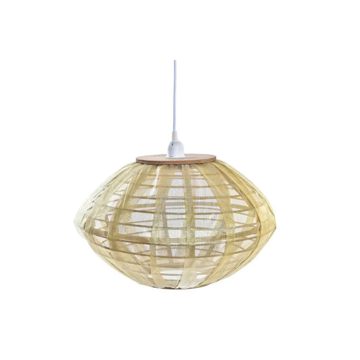 Ceiling Light DKD Home Decor Natural Golden Brown Bamboo 50 W (42 x 42 x 26 cm) - Декорация и Осветление<<<Дом