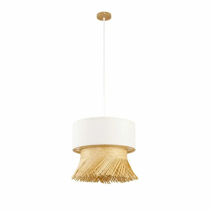 Ceiling Light DKD Home Decor Polyester Bamboo (40 x 40 x 39 cm) - Декорация и Осветление<<<Дом