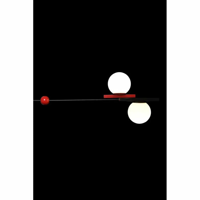 Ceiling Light DKD Home Decor White Black Red Metal Crystal 40 W 44 x 44 x 120 cm - Декорация и Осветление<<<Дом