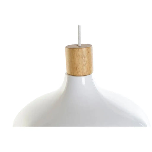 Ceiling Light DKD Home Decor White Brown Metal Pinewood 50 W 35,5 x 35,5 x 21 cm - Декорация и Осветление<<<Дом