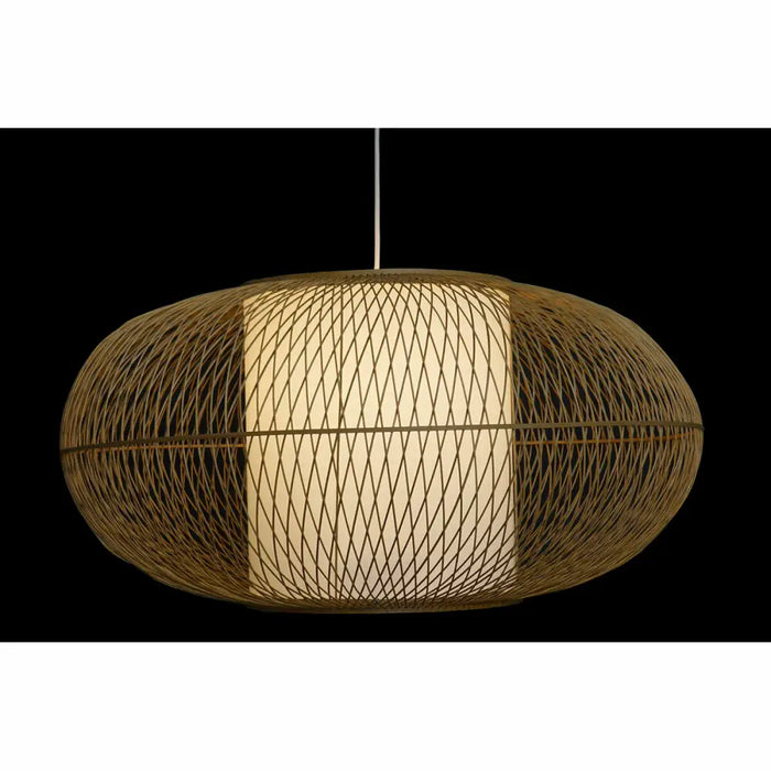 Ceiling Light DKD Home Decor White Natural Bamboo 40 W 83 x 83 x 40 cm - Декорация и Осветление<<<Дом