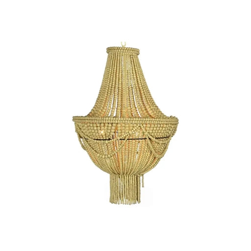 Ceiling Light DKD Home Decor Yellow Brown Metal MDF Wood 40 W 50 x 50 x 73 cm - Декорация и Осветление<<<Дом