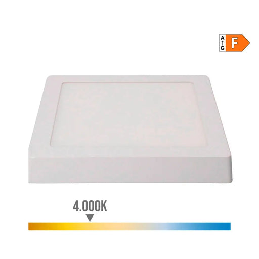 Ceiling Light EDM 31591 White Aluminium Plastic 20 W 22,5 x 22,5 x 4 cm (4000 K) - Декорация и Осветление<<<Дом
