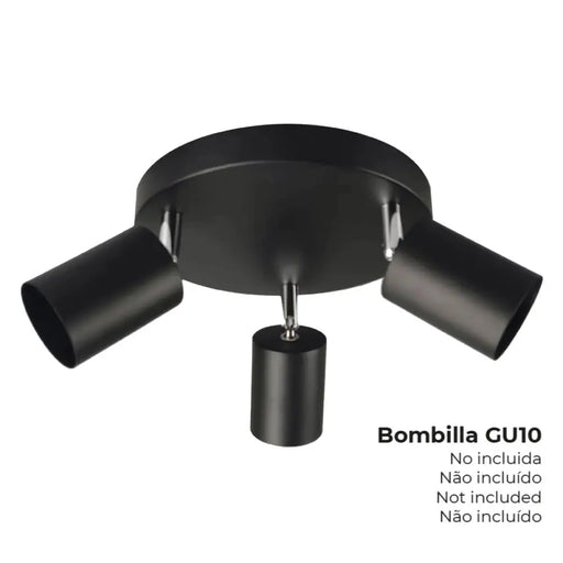 Ceiling Light EDM 32035 Black Metal 50 W Ø 20 x 9 x 14,6 cm GU10 - Декорация и Осветление<<<Дом