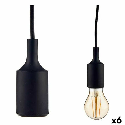Ceiling Light Gift Decor Black 60 W 220-250 V (6 Units) - Декорация и Осветление<<<Дом