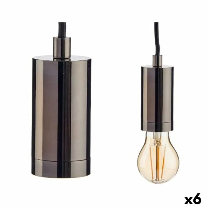 Ceiling Light Gift Decor Black 60 W (6 Units) - Декорация и Осветление<<<Дом Градина<<<BigBuy&&&Лампи<<<Декорация и