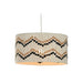 Ceiling Light Home ESPRIT Bicoloured Raffia 50 W 39 x 39 x 21 cm - Декорация и Осветление<<<Дом