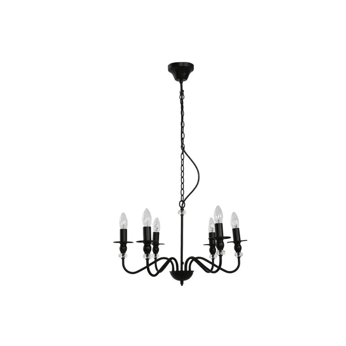 Ceiling Light Home ESPRIT Black Metal 25 W 54 x 54 x 46 cm - Декорация и Осветление<<<Дом