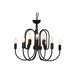 Ceiling Light Home ESPRIT Black Metal 54 x 54 x 46 cm - Декорация и Осветление<<<Дом