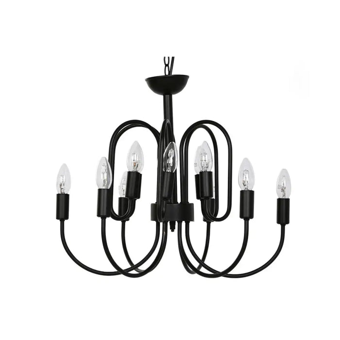 Ceiling Light Home ESPRIT Black Metal 54 x 54 x 46 cm - Декорация и Осветление<<<Дом