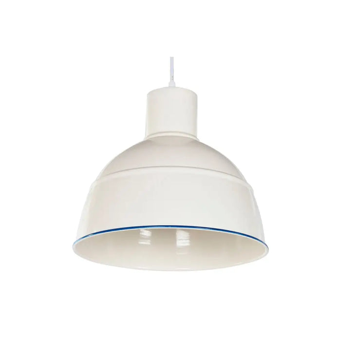 Ceiling Light Home ESPRIT Blue White Metal 50 W 32,5 x 32,5 x 30 cm - Декорация и Осветление<<<Дом