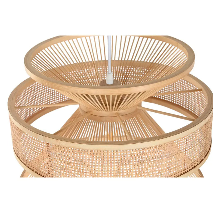 Ceiling Light Home ESPRIT Brown Bamboo 50 W 40 x 40 x 30 cm - Декорация и Осветление<<<Дом