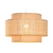 Ceiling Light Home ESPRIT Brown Bamboo 50 W 56 x 56 x 37 cm - Декорация и Осветление<<<Дом