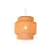 Ceiling Light Home ESPRIT Light brown Bamboo 50 x 50 x 55 cm - Декорация и Осветление<<<Дом