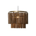 Ceiling Light Home ESPRIT Brown Golden Wood Metal Mango wood 50 W 60 x 60 x 48 cm - Декорация и Осветление<<<Дом