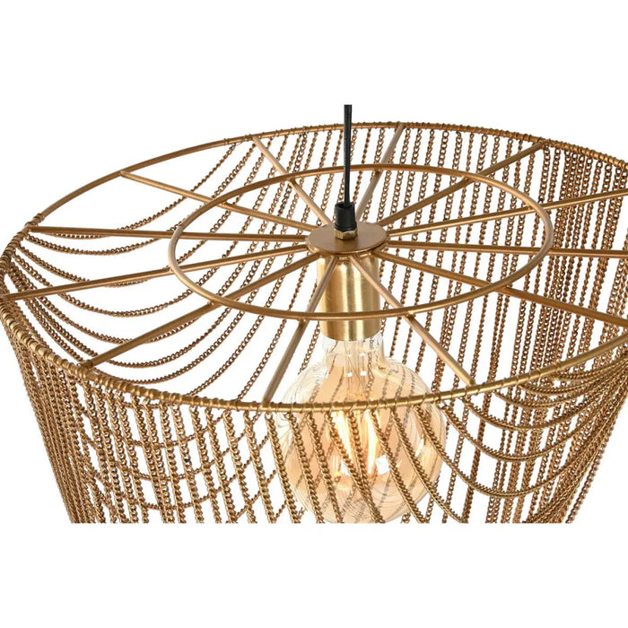 Ceiling Light Home ESPRIT Golden Iron 46 x 46 x 69 cm - Лампи<<<Декорация и Осветление<<<Дом Градина<<<BigBuy