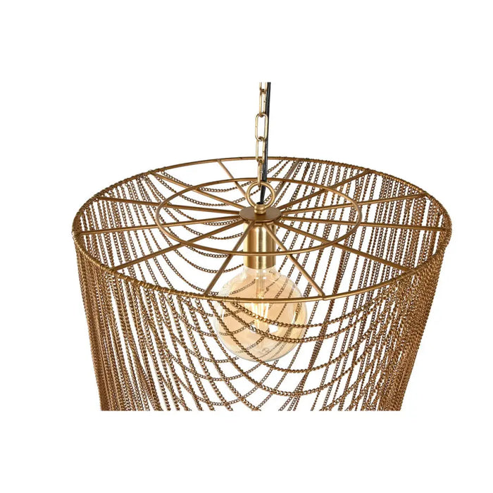 Ceiling Light Home ESPRIT Golden Iron 46 x 46 x 98 cm - Лампи<<<Декорация и Осветление<<<Дом Градина<<<BigBuy