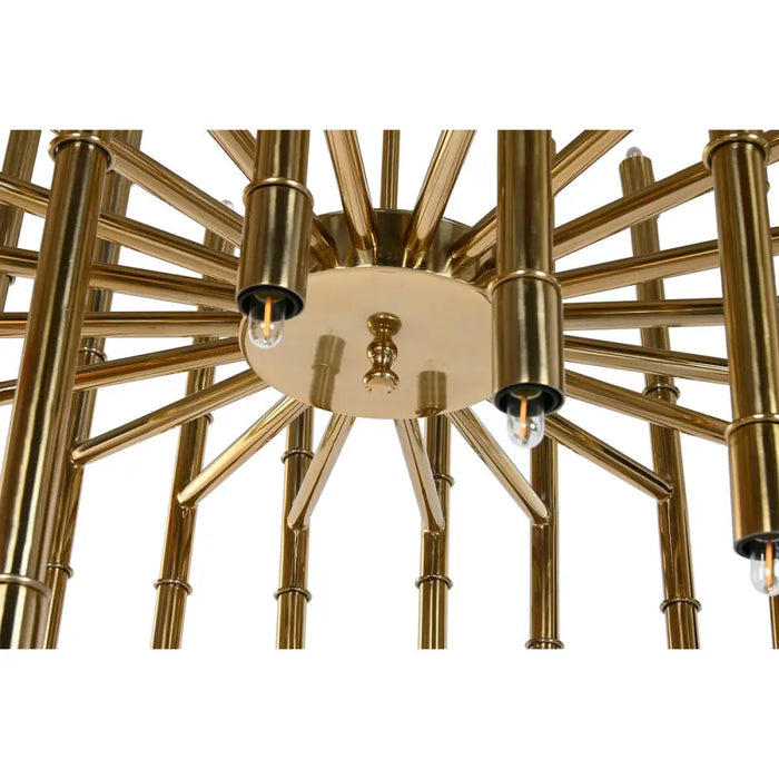 Ceiling Light Home ESPRIT Golden Metal Steel 74 x 74 x 138 cm - Декорация и Осветление<<<Дом