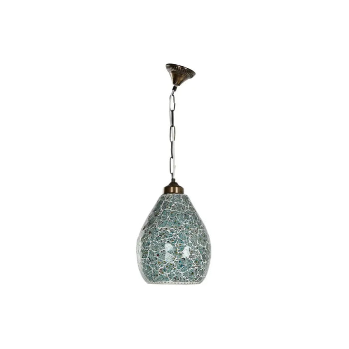 Ceiling Light Home ESPRIT Green Sky blue Metal Crystal 25 W 23 x 23 x 66 cm (2 Units) - Декорация и Осветление<<<Дом