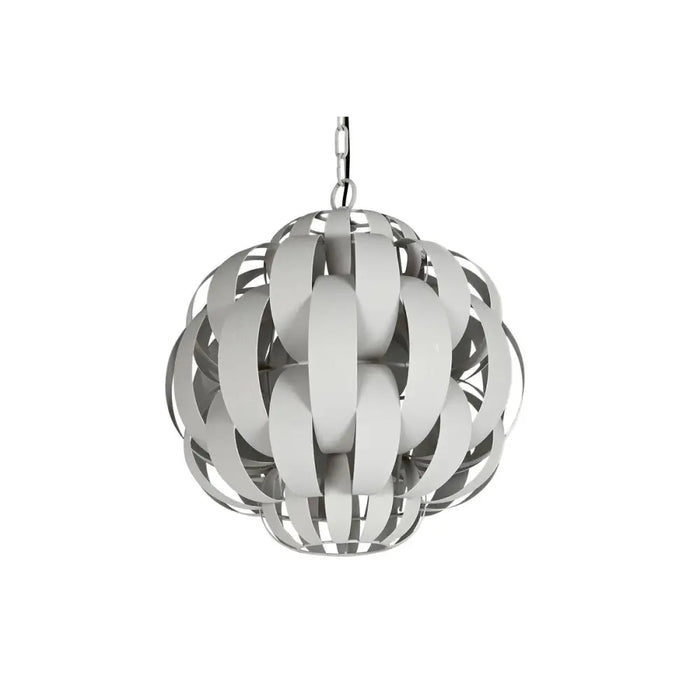 Ceiling Light Home ESPRIT White Metal 50 W 50 x 50 x 53 cm - Декорация и Осветление<<<Дом