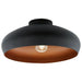 CEILING MOGANO 1XE27 BLACK/COPPER EGLO - Плафони<<<Вътрешно осветление<<<Мебели и