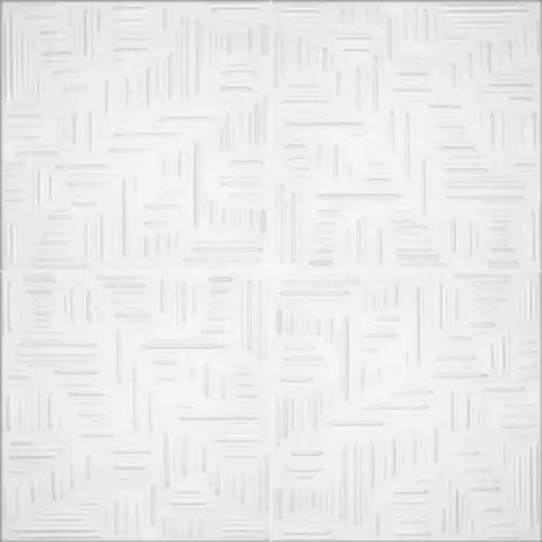CEILING PANEL XPS 50X50 CM. 2 M2/PACKAGE 0808 WHITE - Таванни панели<<<Стенни и таванни панели<<<Подови и стенни