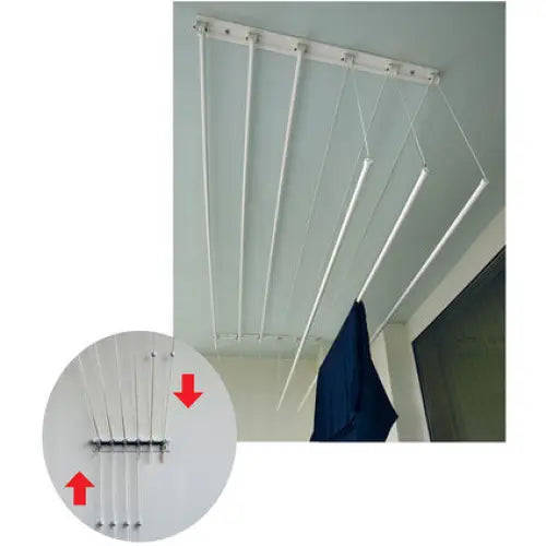 CEILING SPACE CLOTHES DRYER 1.6M 6 POSITIONS MAK - Простори и сушилници<<<Домашни потреби<<<Кухня<<<Praktiker