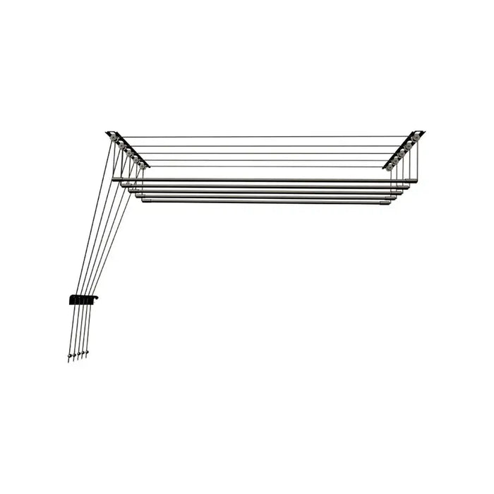 CEILING SPACE CLOTHES DRYER 2 M 6 POSITIONS BLACK MAK - Простори и сушилници<<<Домашни потреби<<<Кухня<<<Praktiker