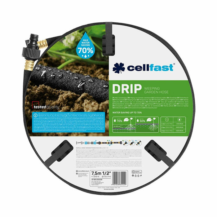 Drip pipe Cellfast 7,5 m Ø 12,5 mm Drip watering