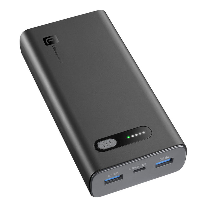 EXTERNAL BATTERY 20000 MAH CELLULAR LINE FAST TURBO PD