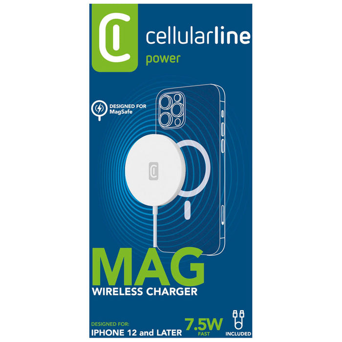 WIRELESS CHARGER IPHONE MAG 7.5W WHITE IPHONE MAG