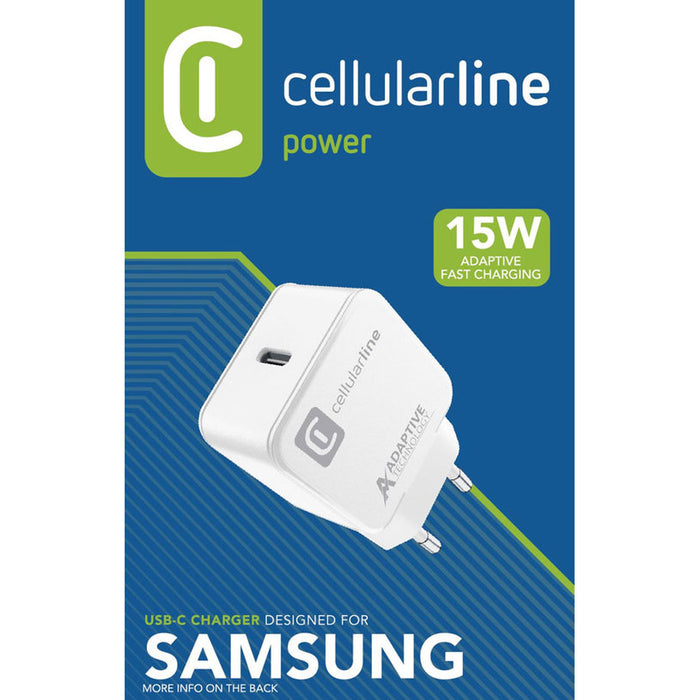 CHARGER 220V 15W TYPE-C WHITE SAMSUNG Adaptive Fast Charging