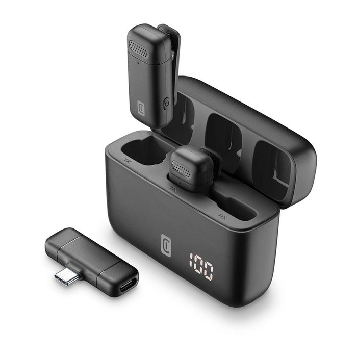 TALK PRO TWO WIRELESS MICROPHONES WITH RECEIVER
