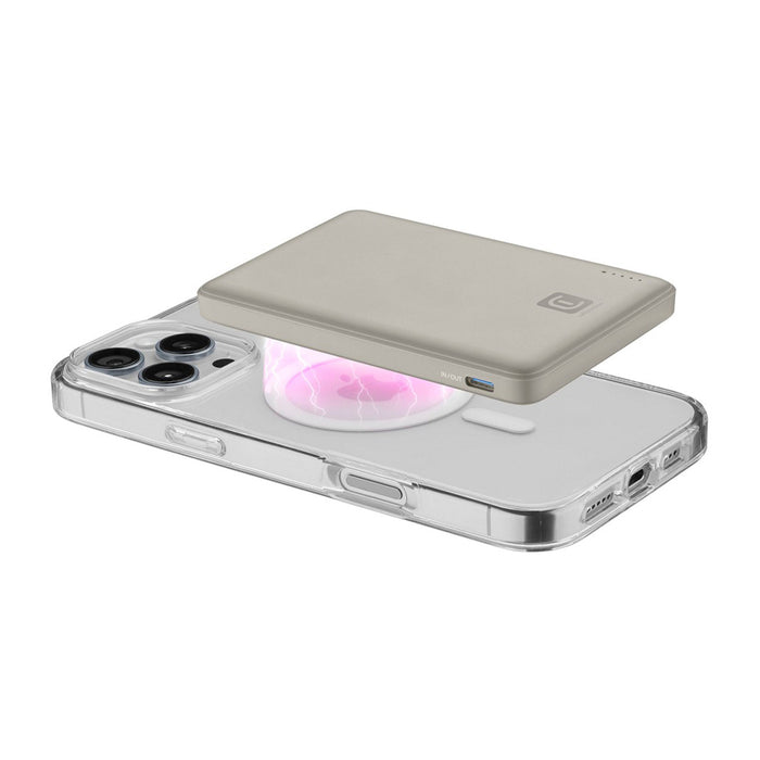 EXTERNAL BATTERY CELLULAR LINE 5000 mAh MAGSAFE BEIGE