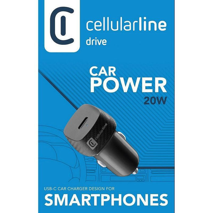 Charger Cellularline 12V USB-C 20W CBRUSBCPD20WK