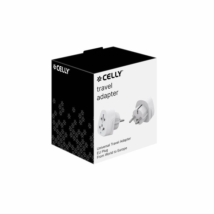 Wall Charger Celly TRAVELADAPTER White