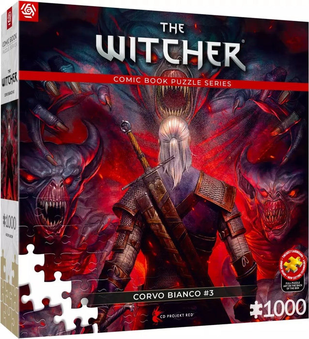 Puzzle Good Loot Comic Book - The Witcher: Corvo Bianco 1000 pc(s)