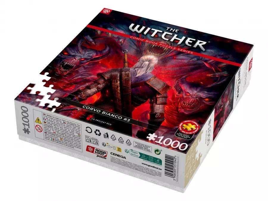 Puzzle Good Loot Comic Book - The Witcher: Corvo Bianco 1000 pc(s)