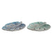 Centerpiece DKD Home Decor Blue Green Resin Crystal 45 x 36 x 9 cm 43 x 36 x 9 cm (2 Units) - Декорация и